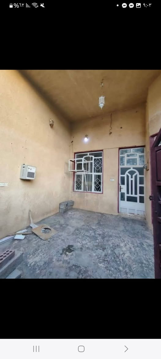 مشتمل ١٢٢م دبل فاليوم طابق واحد طابو زراعي مكون من استقبال ومطبخ وصالة وغرفتين نوم في حي فلسطين  قرب مدرسة عراق الحضارات *********** مكتب الرواد حي العصري
