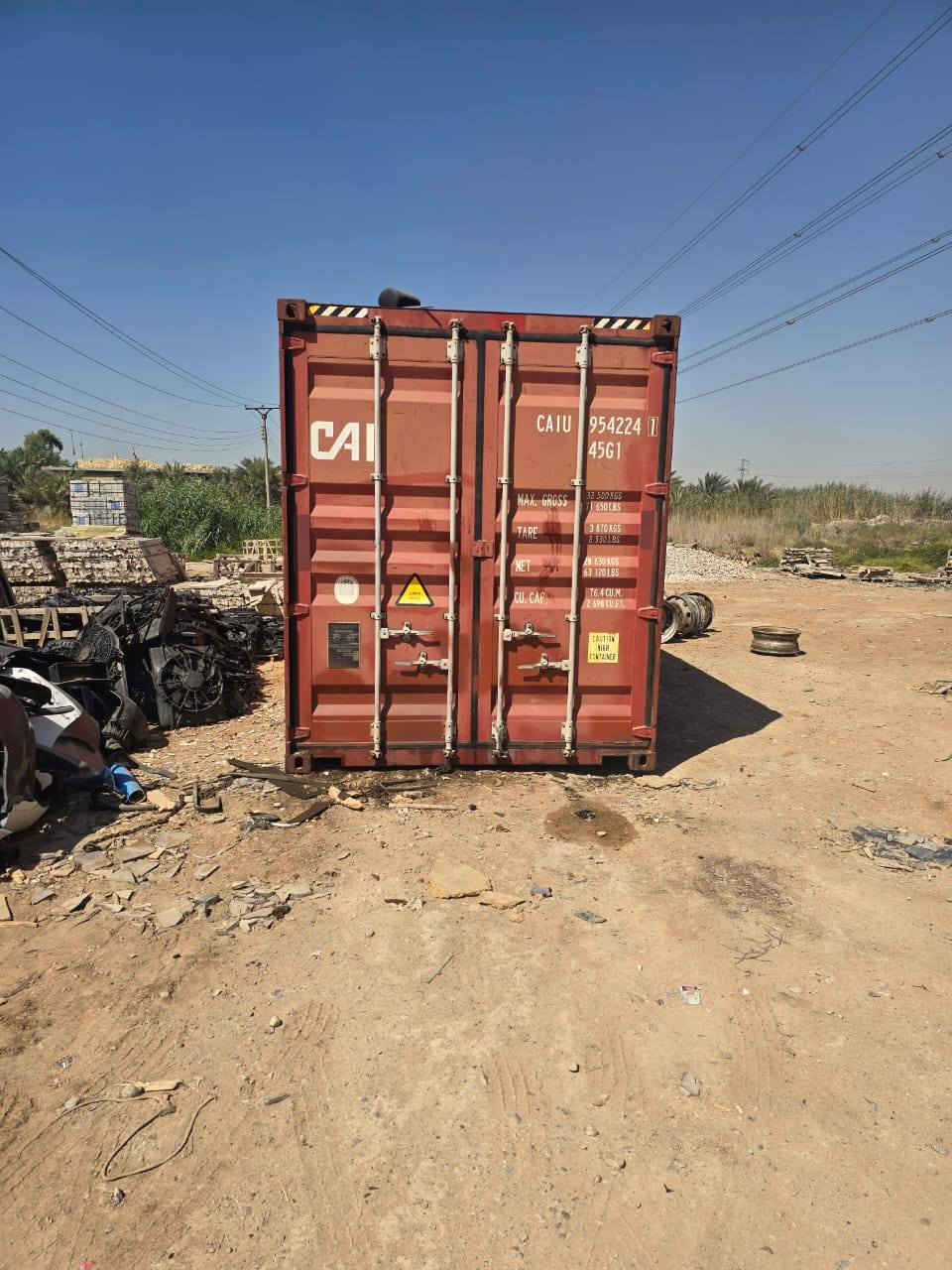 السلام عليكم حاويه للبيع نضيفه للاستفسار ***********
