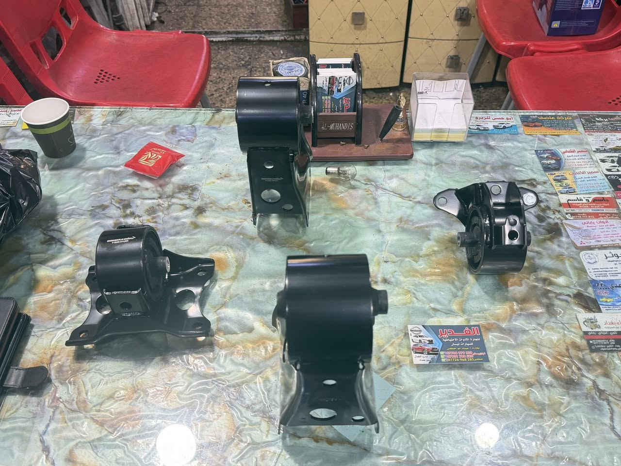 السلام عليكم توفر محلات الغدير ادوات نيسان مكسما 2000 إلى 2008 اذان محرك اذان كير اذان جسر امامي وخلفي وتوجد جوين شوته مكسما 
الأستفسار *********** ابو مصطفى 
الاستفسار *********** ابو مصطفى 
✅توجد خدمه توصيل جميع المحافضات من الشمال إلى الجنوب
