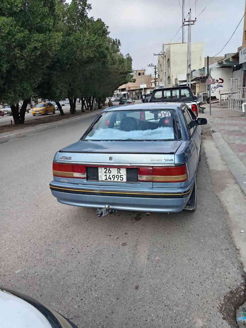 السلام عليكم من رخصة الادمن المحترم للبيع أو مراوس  السعر ٣٨مازدا موديل ٩١ صبغ عام جمالية تدفئة تبريد محرك كير بشرط جام كهربائي العنوان ديالى السنوية لل ٣١ اتصل وادلل ***********
