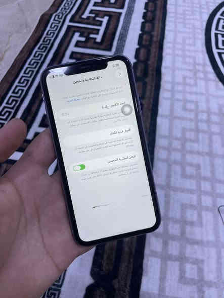 السلام عليكم عليكم ايفون 11 عادي ذاكرة 128 بطارية 82‎%‎ بي ذني موظحهن بصورا ممفتوح جهاز ابد سعر 250 الف مكاني بغداد الحسينية مال راشدية هـ/***********
