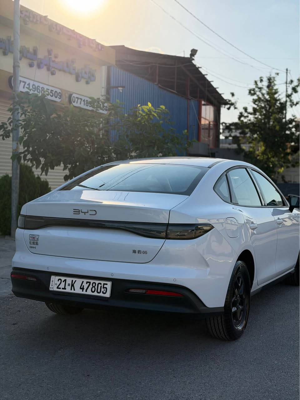 سلاوى خواتان ليبيت 
BYD sel 05 
بيوايدى سيل 
موديلى ٢٠٢٥ 
٤٠٠٠ كم روشتوه 
ناو زه رد 
كامل اشياى خوى له گه له. 
ده عامى بو ده عامى به شرت هيچى پيوه نيه 
ناونيشان سليمانى 
*********** 
تحويل غرامه به شرت السليمانية, العراق
