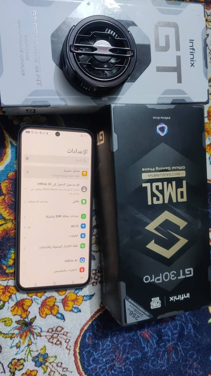 سلام عليكم جهاز Infinix GT 30 Pro
جهاز كيمنك ببجي 120 فريم جهاز مستخدم شئ كلش قليل تاخذا من البيت نشرة ضوئية بضهر الجهاز بي نظام الشفتات الألعاب سعرة 270 الف ماخذا 385 محتاج وجاي ابيع رقمي ***********
