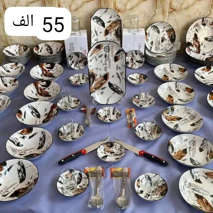 فحص الطلب بوجود المندوب اي ختلاف عن الصور لتستلم 🌹
السعر (55 )السعر )55)فقط عرض لفتره☺️
العدد(112)قطعه ستكون من 👇👇
12 ماعون مال طعام
12 ماعون مال حلاوه
12 طاسه مرك
12 طاسه طرشي 
2 بلم 
12 ماعون شاي
12 ستكاين شاي
12 خاشوكة اكل
12 خاشوكة شاي
12 جطلات
2 سجاجين
التوصيل مجاني لكل محافظات العراق


**إذا كنت صاحب هذا الإعلان وتريد حذفه لأي سبب، رجاءا أرسل رسالة إلى الدعم الفني**