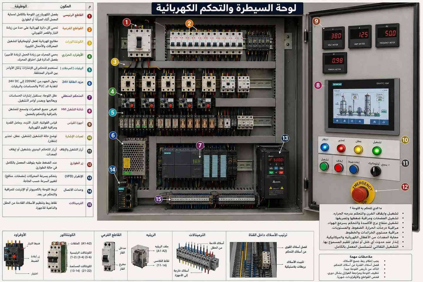 لوحة السيطرة والتحكم الكهربائية (Control Panel)

تقدم شركة الفضل الهندسية خدمات تصميم وتنفيذ وبرمجة لوحات السيطرة والتحكم الصناعية لمختلف المعامل والمشاريع النفطية والصناعية، باستخدام أحدث تقنيات PLC و HMI لضمان تشغيل آمن وكفوء.

✅ تصميم وتصنيع لوحات السيطرة.
✅ برمجة أنظمة الأتمتة الصناعية.
✅ ربط الحساسات والأجهزة الميدانية.
✅ تشغيل المضخات والمحركات والأفران أوتوماتيكياً.
✅ مراقبة درجات الحرارة والضغوط والمستويات.
✅ كشف الأعطال وإصدار الإنذارات الفورية.

نحو تشغيل أكثر كفاءة وأماناً مع حلول الأتمتة الحديثة من شركة الفضل الهندسية.

📞 واتساب: ***********

#شركة_الفضل_الهندسية #PLC #HMI #الأتمتة_الصناعية #لوحات_السيطرة #الهندسة_الكهربائية #العراق
