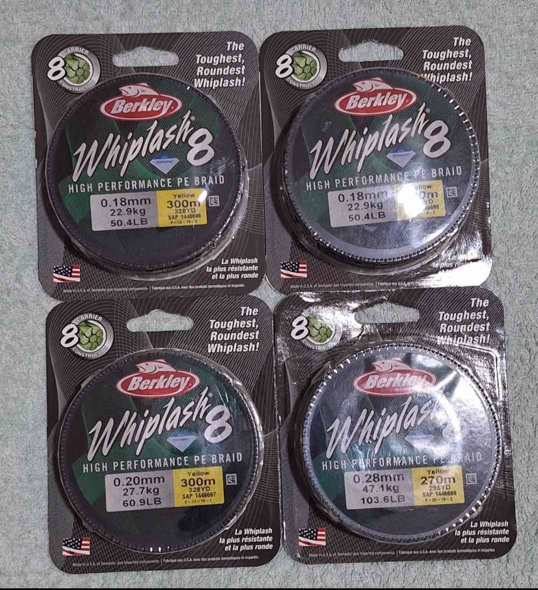 Berkley
Whiptash 8
HIGH PERFORMANCE PE BRAID
الجودة لا تأتى صدفة أبدا، فهي نتاج نوايا حسنة، وجهد صادق، وتوجيه ذكي، وإخراج متمرس؛ فهي تمثل الاختيار الحكيم لبدائل متعددة.
متاح التواصل على الخاص


**إذا كنت صاحب هذا الإعلان وتريد حذفه لأي سبب، رجاءا أرسل رسالة إلى الدعم الفني**