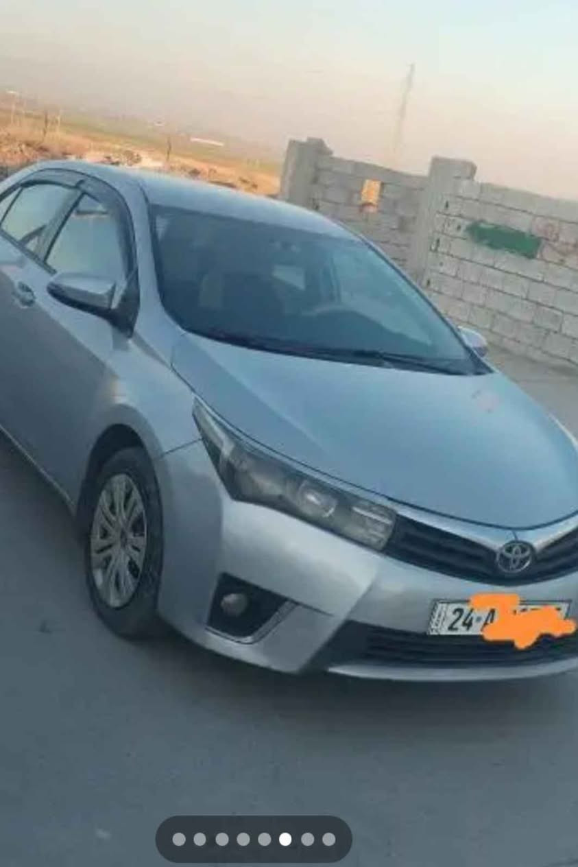 Corolla  2015 سميل, دهوك


**إذا كنت صاحب هذا الإعلان وتريد حذفه لأي سبب، رجاءا أرسل رسالة إلى الدعم الفني**