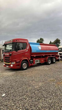 / للبيع ◻️SCANIA R500 ◻️ ‎سوبر عادي  تانكي مغلون بليت ابيض 25 طن ماشي ...