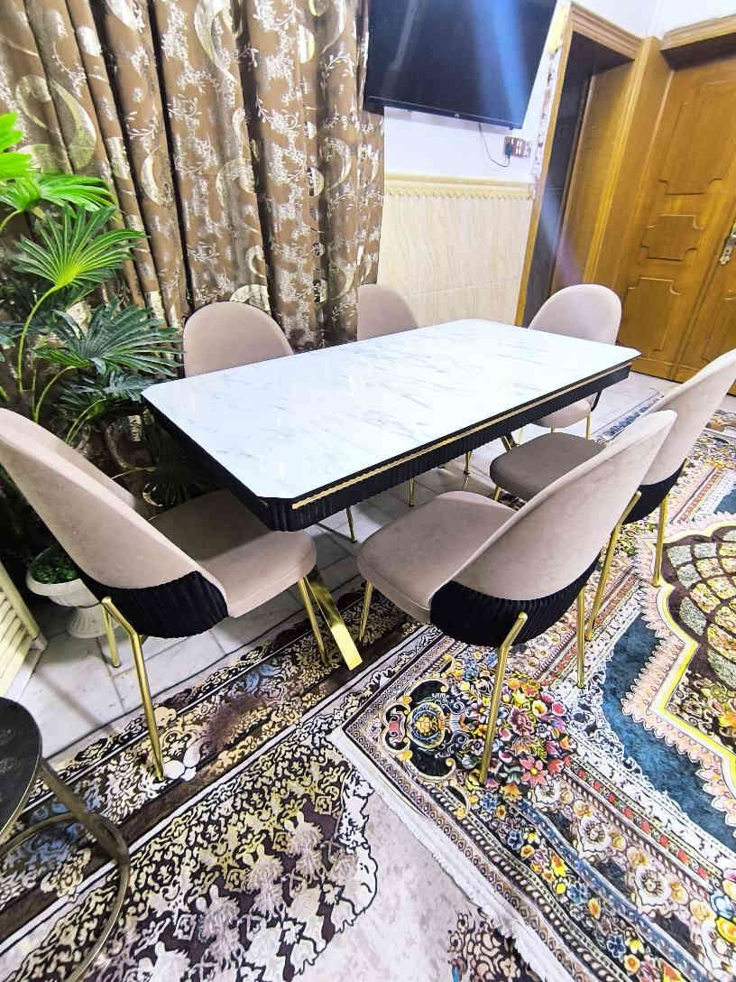 ميز طعام للبيع نوعيه راقيه تركي جديد غير مستخدم العنوان كربلاء حي القادسيه رقم الهاتف *********** كربلاء
