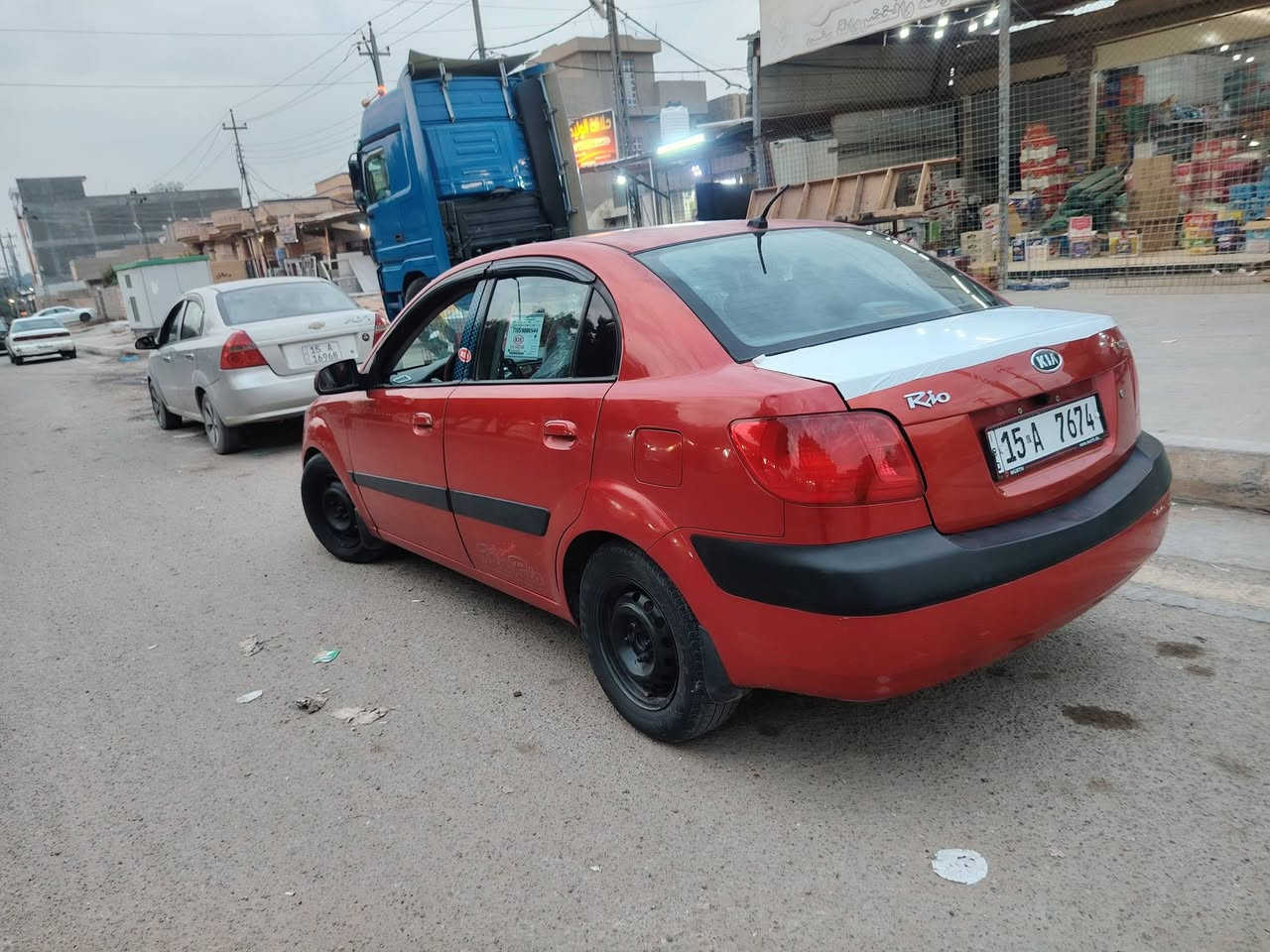 كيا ريو 2007رقم انبار انكليزي مكينه وكير شرط كفاله مكينه 1600حداديه 90بل 100تخم تأير جديد بشرط تراي وين تريد نقصها تبريد فجاه طفه درايم شفت ايسر بي طكطه سياره بيها 3قطع صبغ بس اني ابيع حزام بنيد وقماره وجنطه مامصبوغات سياره مكفوله من دواخل سعر ٧٣ وبيها مجال قليل  مكان السياره ابو غريب خان ضاري ***********
