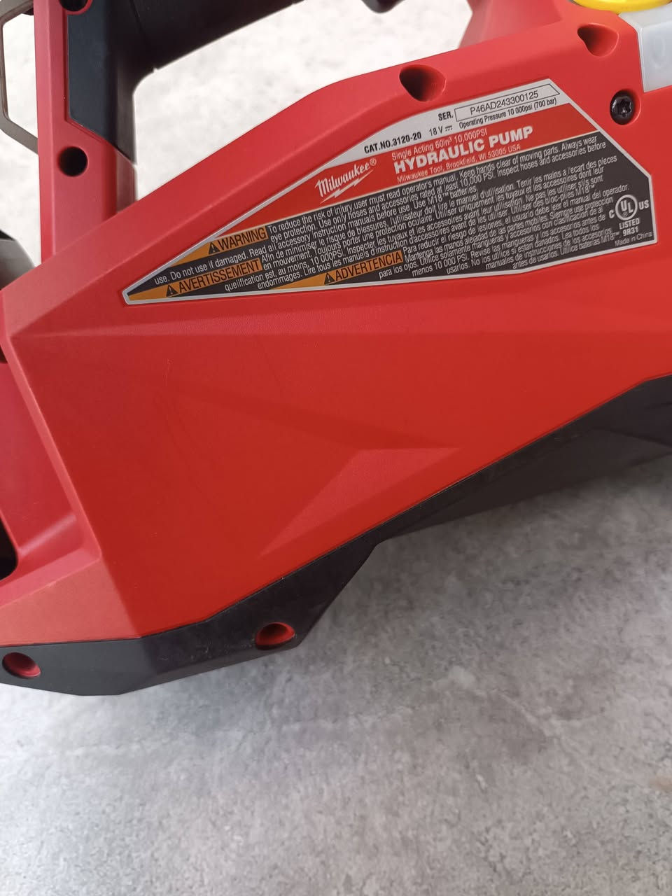 للبیع
جهاز هایدرولیكي ميلواكي 

راسي كبس ومكص وياه 

بافتات 16 الي 400 

قوة.   10000 Psi

كامل غراض

***********واتسباب
