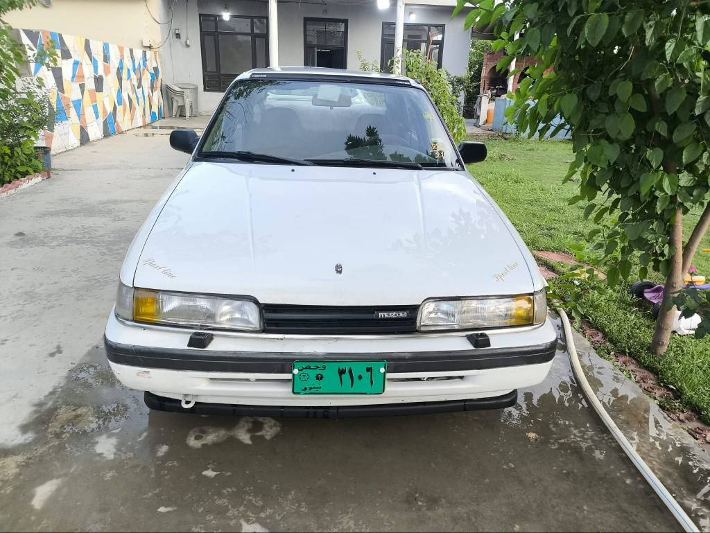 مازدا مۆدیل87 ژمارە موبایل ***********
ئاڕم سۆران پلاستیک بە شە رتی ئە وە لیات
مە کینە ی هە شتوبە غ واتا ئیسراحە ت
بێ بۆیاخ 
گێڕ مە کینە تە قە وڕە قە بە شە رتی 20فیتە ر
کارە بایی بە شە رت
چاڵو چۆڵو قوپاوی هیچ پێوە نیە 
چوارتایە ی نوێی لە سە رە  ماڵی دۆستە رانية, السليمانية
