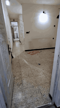 للايجار شقه طابق اول 550 قفل اماميه بلكونه شارع مسجد جلال  ترهم عائله ...