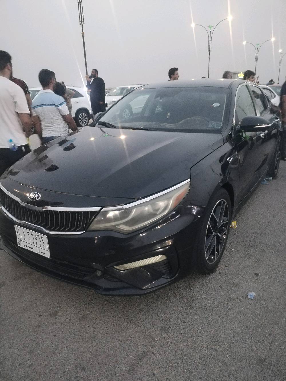 كيا اوبتيما موديل 19 وارد امريكي حادثها جاملغ وبنيد معوقين بعد الها 8تشر وتصير حره سياره نضيفه استخدام شخصي سياره جاهزه وحلوه 