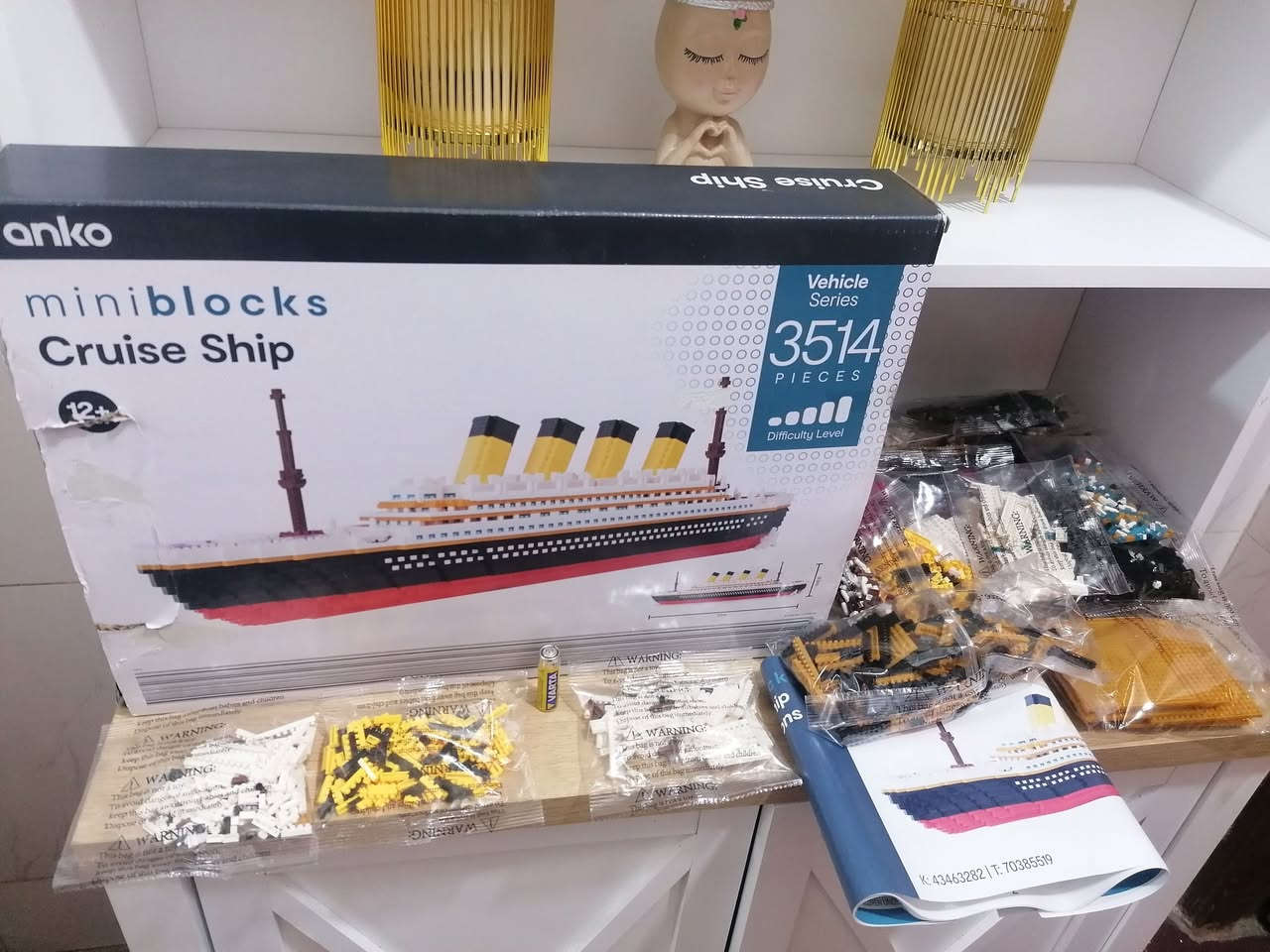 ليكو ( ميني بلوك) 3514 قطعة (18 كيس +كيس القواعد + الكتلوك) جديدة ماركة انكو / أستراليا


**إذا كنت صاحب هذا الإعلان وتريد حذفه لأي سبب، رجاءا أرسل رسالة إلى الدعم الفني**