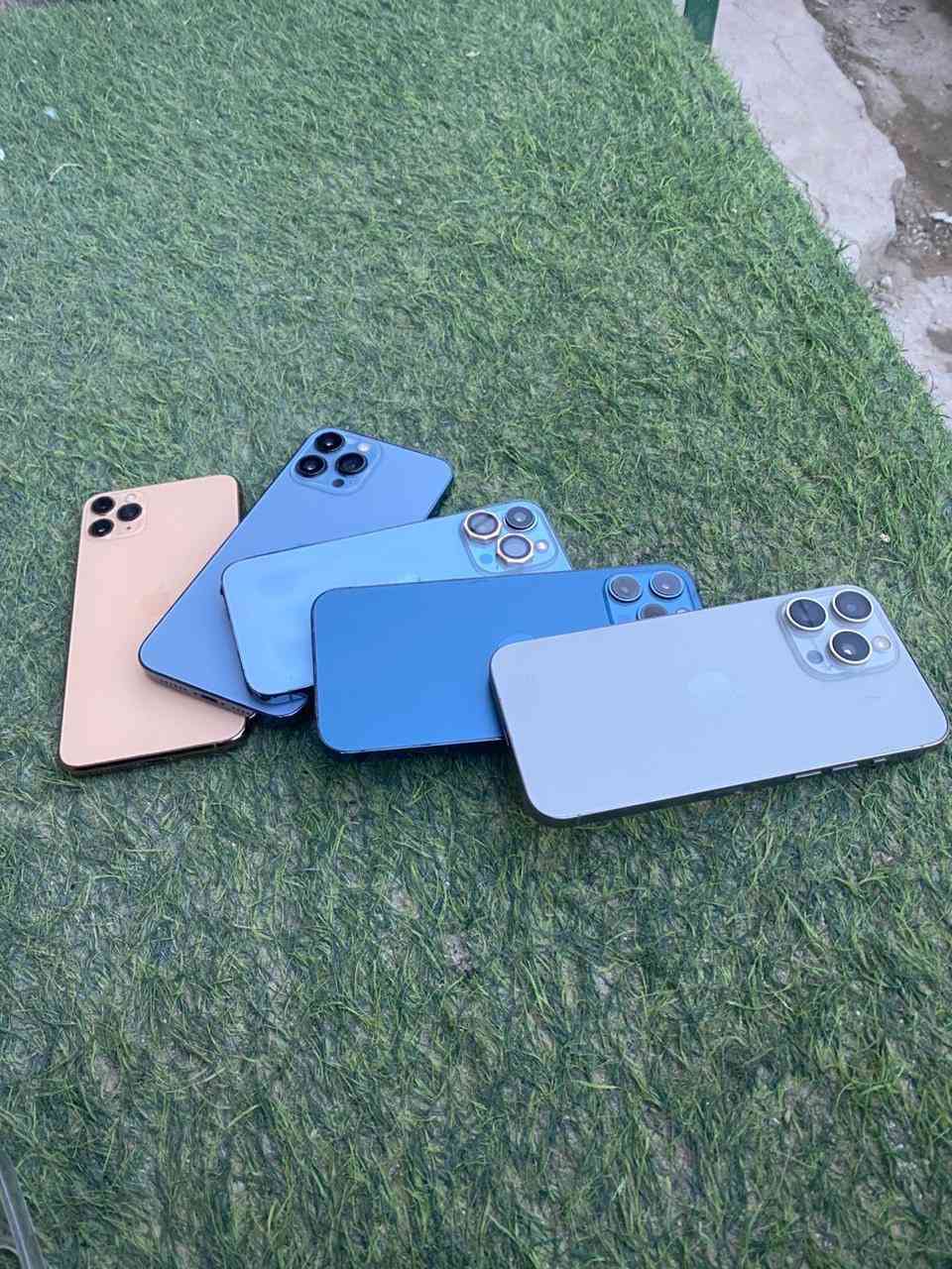 سلام عليكم
أجهزه عدد 5للبيع

الأول 15بروً ماكس

ذاكره256بطاريه100مستبدل

شرق اوسط ماستر AAA

تيتانيوم كله شغال الجهاز  بدون عطل اوًمشكله

كامرات✅اتصال✅سيمكرت✅فيس إيدي✅وأي فأي✅كله شغال بدون عطل اوًمشكله 

  تجي تفحص ع راحتك شاشه 3خيارات مستبدله بيه فطور ناعمه كلش مامبينات السعر600وبي مجال 

الثاني 13برو ماكس

256بطاريه92

ألون البحري جهاز مبدل فقط كامرا 

الباقي كلشي

اتصال ✅سيمكرت✅فيس إيدي✅وأي فاي ✅

مابي اي عطل تجي تفحص ع راحتك مبدل فقط كامرا الباقي مابي شي  السعر 500وبي مجال 

الثالث 13برو  فقط

ذاكره256بطاريه 100مستبدل

كله شغال الجهاز بدون عطل اوًمشكله 

فيس ايدي ✅اتصال ✅سيمكرت✅وآي فاي✅ 

تجي تفحص ع راحتك كامرا رقم 5الواسعه متوقفه الباقي مابي شي 

شاشه 3خيارات مستبدل السعر 375وبي مجال

الرابع١٢برو ماكس

ذاكره 256بطاريه77

ماستر شرق اوسط 

كله شغال كامرات✅اتصال ✅سيمكرت✅فيس ايدي ✅الجهاز لامفتوح. ولا مصلح فقط بي نقطه صغيرونه بلشاشه الباقي مكفول السعر350وبي مجال

الخامس 11برو ماكس

ذاكره256بطاريه100مستبدل بطاريته الاصليه موجوده

ألون الذهبي  كله شغال كامرات✅اتصال ✅سيمكرت✅فيس ايدي ✅كله شغال تجي تفحص ع راحتك شاشه 3خيارات مستبدل السعر 240وبي مجال مكاني بغداد مدينه الصدر راسل واتساب وتدلل ***********
