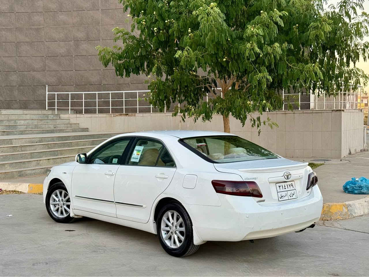 تيوتا كامري موديل 2011 خليجي 

سعرا  114 مجال قليل
مكان كركوك داخل المدينة

بيه بس ربع باب صبغ بدون دواخل 
باقي مكفول دعمي لدعمي بشرط

محرك 4 سلندر بشرط صوت بخار مابي و كير هم بشرط فحص

كورك ***********
اسيا  *********** كركوك, العراق
