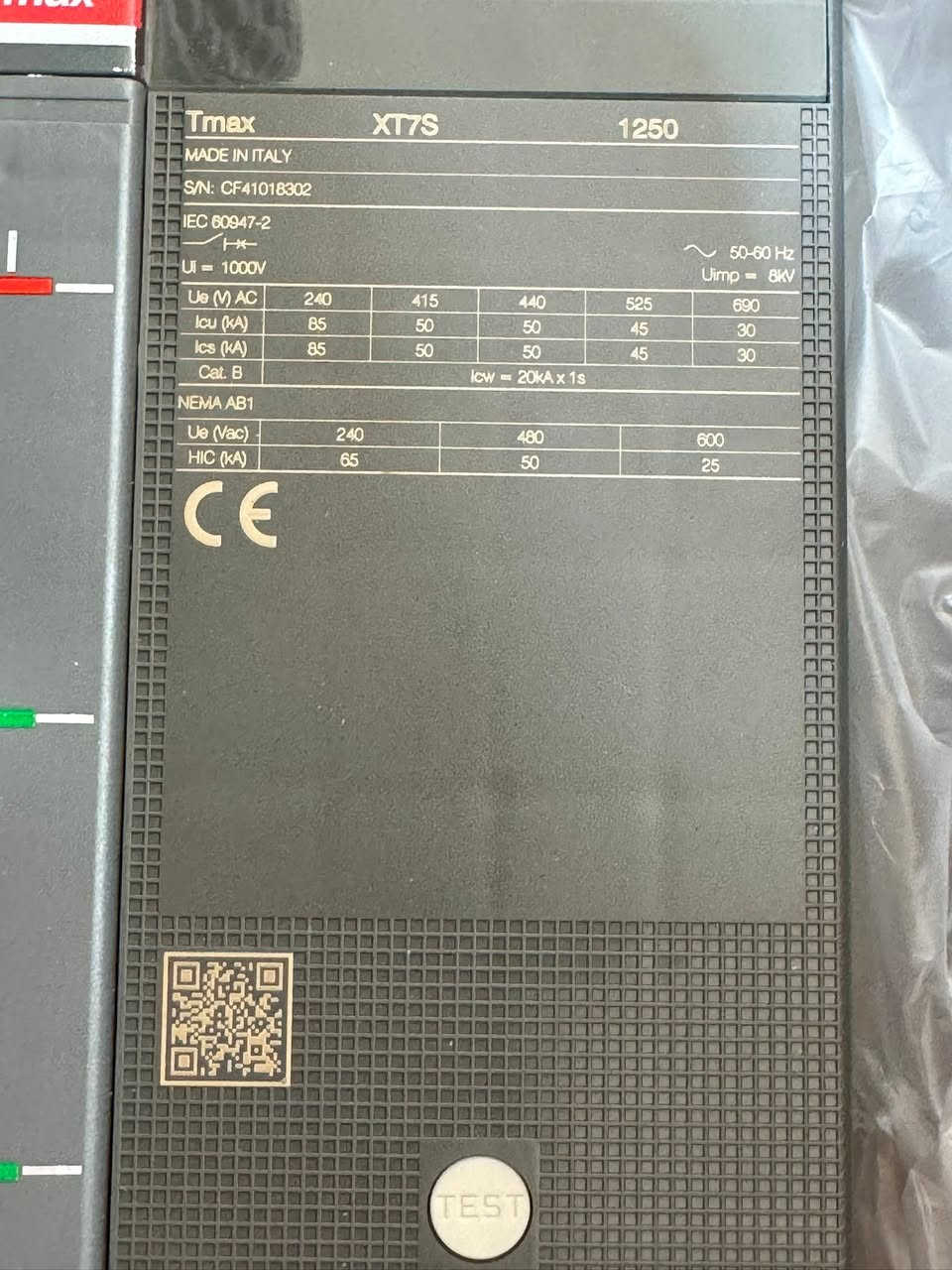 ABB şelter 4 kutup 1250A (6Adet)


**إذا كنت صاحب هذا الإعلان وتريد حذفه لأي سبب، رجاءا أرسل رسالة إلى الدعم الفني**