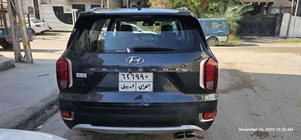 السلام عليكم
للبيع هيونداي باليسايد خليجي 2019
رقم أربيل
سيارة فوول مواصفات
سيارة 7 راكب 
محرك 6 سلندر 3800
ماشية 73 الف كيلومتر 
كراسي سياحية VIP
گير دگم ووضعيات قيادة 
بانوراما فتحتين
تبريد مركزي 3 قطع
تحكم منفصل بالتبريد الخلفي 
كراسي كهرباء 
تدفئة وتبريد بالكشنات 
تدفئة بالستيرن 
نقاط عمياء 
حساسات أمامي وخلفي 
كاميرا خلفية دوارة
صندوق كهرباء 
بعد هواية بيها مواصفات 
بيها طخة بالباب ومصلحة على البارد 
السعر المطلوب 27600 دولار وبيها مجال 
للاستفسار الاتصال على الرقم 
***********
