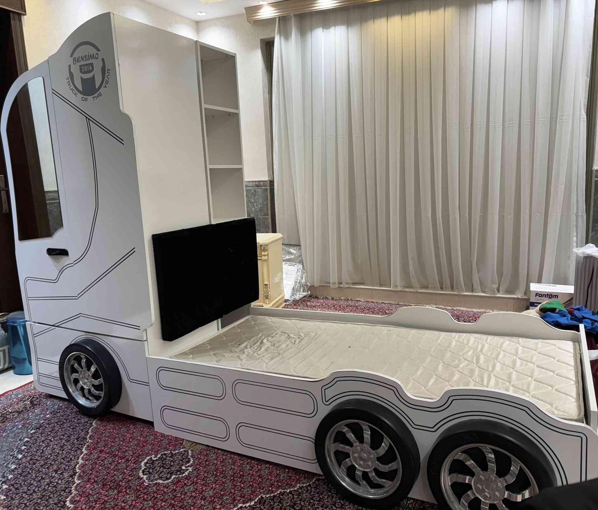 السلام عليكم موجود غرفة نوم للأطفال على شكل شاحنة للبيع مكاني كربلاء المقدسة السعر 350ألف وبيهة مجال للأستفسار ***********
