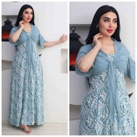 دشداشة نسائي • كشمير درجة اولى • مقاسات 2XL-5XL