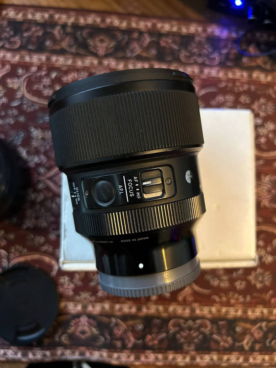 عدسه 85 ملم سوني سكما ارت الاصدار الثاني
السعر 875 الف للتواصل 
***********
