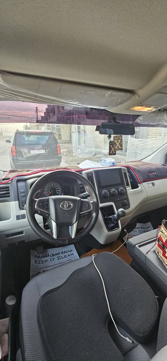 تويوتا هايس رقم خصوصي 2025
كير عادي 6 سلندر
ماشيه22  الف كيلو متر 9 راكب
حيل جديدة ع وضع الشركة 
مابيها أي خلل او نقص 
كل أغراض بلادي موجودة 
السعر .35.000. $ ثلاث شداد وخمسين ورقة
رقم بغداد 

رقم صاحب السيارة 
***********
