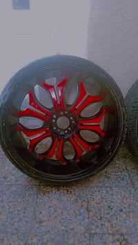 للبيع  ويل  24 جديد + تايرات  فقط ويل واحد مابي تاير  وبي فطر صغير يعن...