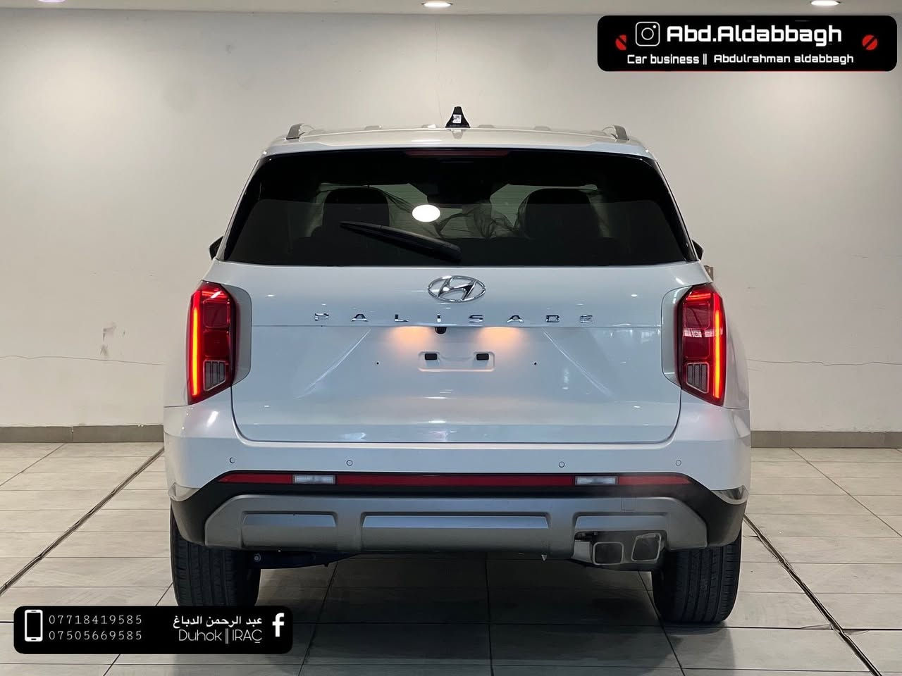 هيونداي بلاسايد  SEL 2024

‏Hyundai Palisade (SEL) 

دخول جديد  داخل لونين  ماشيه 27 ميل   

السيارك كاتى بدون رقم تترقم شمالي 

مواصفات  : بصمة تشغيل عن بعد ، فور ويل ، انضمة قيادة ، تدفئة بالكشنات ، شفتات بالستيرن ، سياقة ذاتية ، 

كشنات جلد ، تبريد مركزي  ، كشنات vip , منفصل ، 7 راكب 

مكان السيارة دهوك ،

KM8R2DGEXRU703763

ضرر السيارة : قبغ الصندوك صبغ و جاملغ الخلفي 

بدون دواخل   بدون ايرباك ،  كير و محرك بشرط 

السعر : 275$ ورقة و بيها مجال 

للتواصل : اتصال او واتساب فقط 

***********

***********
