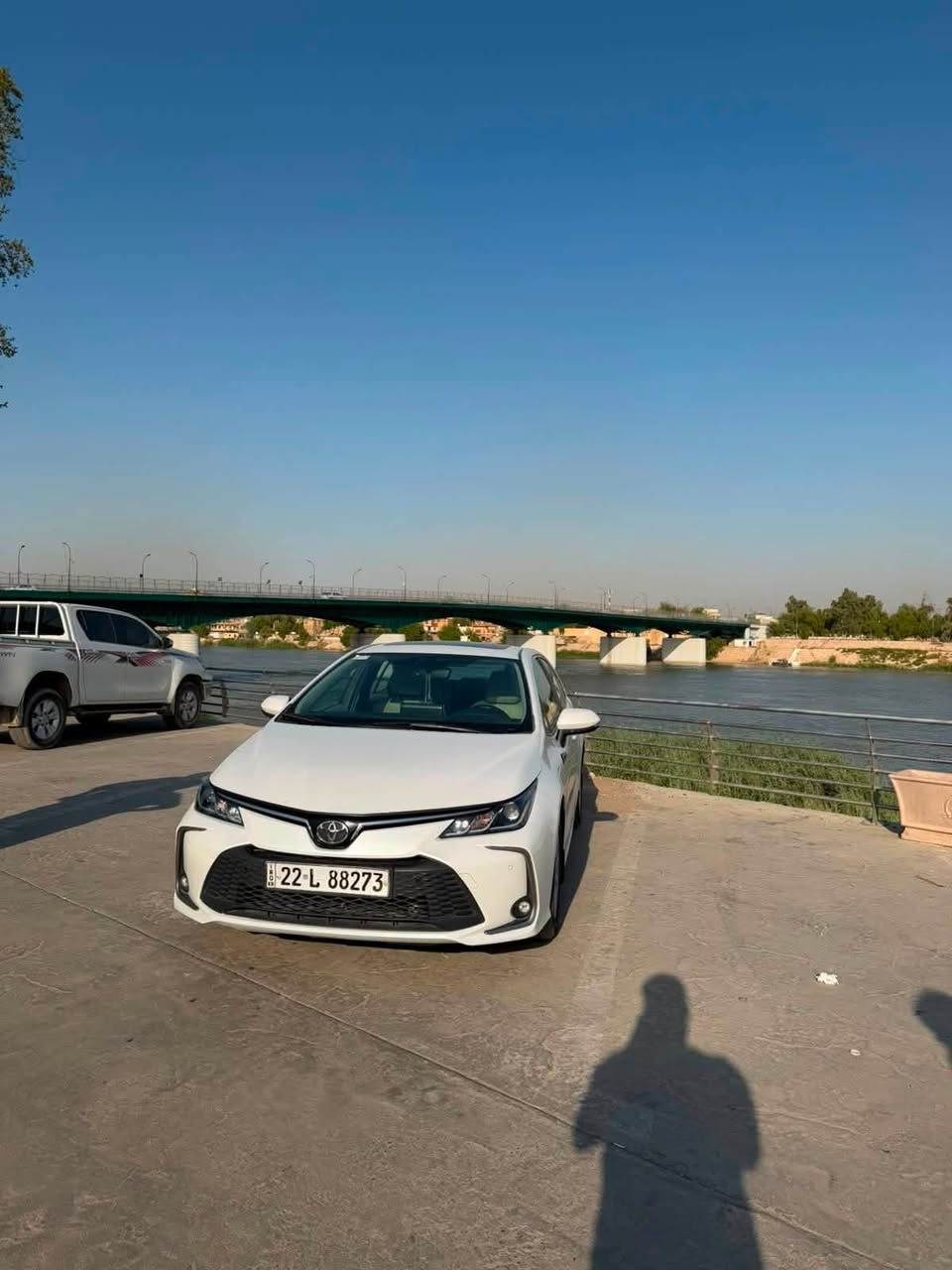 🚗 للبيع: تويوتا كورولا (ساز) موديل 2024 – فل أوبشن (فتحة سقف)
✅ موديل 2024
✅ الممشى: 38 ألف كم فقط
✅ فل أوبشن (ساز) مع فتحة سقف
✅ شاشة، كاميرا خلفية، تشغيل بصمة، دخول ذكي، حساسات، جنوط ألمنيوم، تحكم بالمقود، مكيف ممتاز، وجميع مواصفات فئة الساز.
✅ السيارة مكفولة وتحت ضمان الشركة.
✅ جميع تبديلات الزيت والصيانة الدورية داخل الشركة.

الملاحظات:
🔹 ضربة خفيفة (بارد) في الباب المعاكس لباب السائق.
🔹 شخط صغير في باب السائق.

💰 السعر: 18,200 دولار قابل للتفاوض بالمعقول.

📲 للتواصل واتساب:
***********
