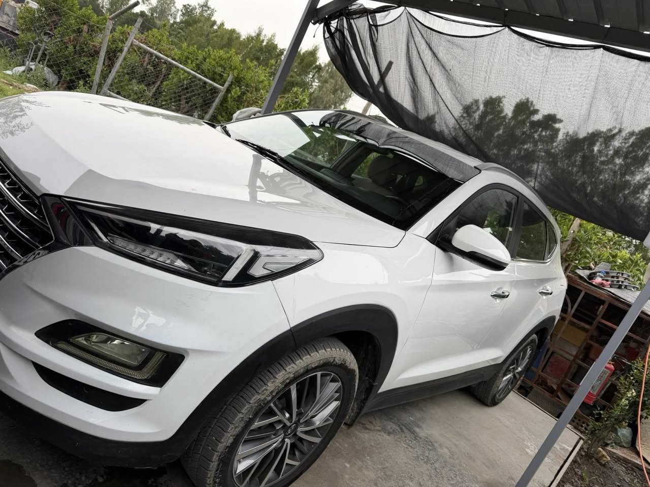 توسان خليجي شركه الكاصد  موديل 2020 رقم بغداد مكفوله من الضربه والصبغ عدا بارد شويه بجاملغ امامي  ورصعه صغيره محرك 2000 دوش بصمه كراسي اثنين كهرباء شاشه كامره حساس امامي خلفي مري شفط لايت زنون 5 عدسات 5 ويل كب بصمات عدد 2 كير محرك صدر تايرات جاهزه مكاني بغداد الاطباء 
السعر 183

***********
