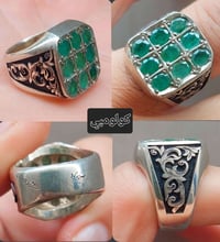 زمرد كولومبي • صياغة ثقيلة • قياس ٢٥