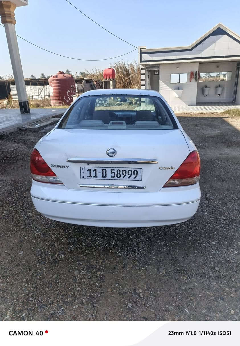 نيسان سني ياباني 2009 بسمي
محرك ١٦٠٠بيهه تبديل جاملغ وبنيد  *********** 
السعر ٨٥ ورقة
