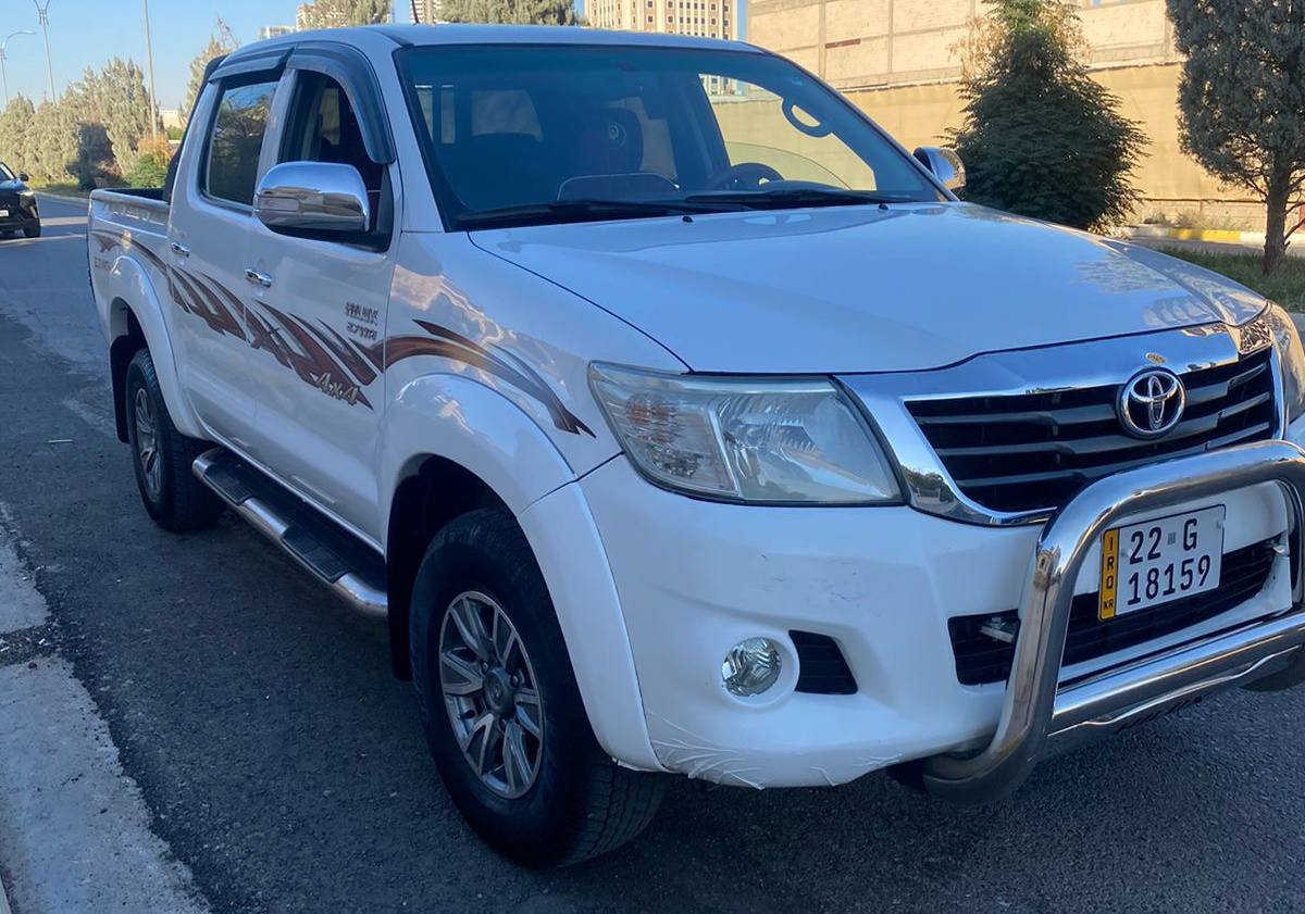 تۆیۆتا هایلۆکس 2014 
سيد نهرو به بتله 
مه كينه ى نه كرايته وه
سه نه وى تا ٢٠٢٩
قه تره ى سبوخى نيه
٣جيگاى بچوك ساردى هه يه
ته قه وره قه هه موى به شه رت

سعر لە کۆمێنت داوابکە ڕاستەخۆ بۆت دیت 📩 

گیرومەکینە بەشەرت زۆربەجوانی پاکی ماوە هیچ خەلەلیکی تیدا نییە 

ژمارەی خاوەنی 
***********
