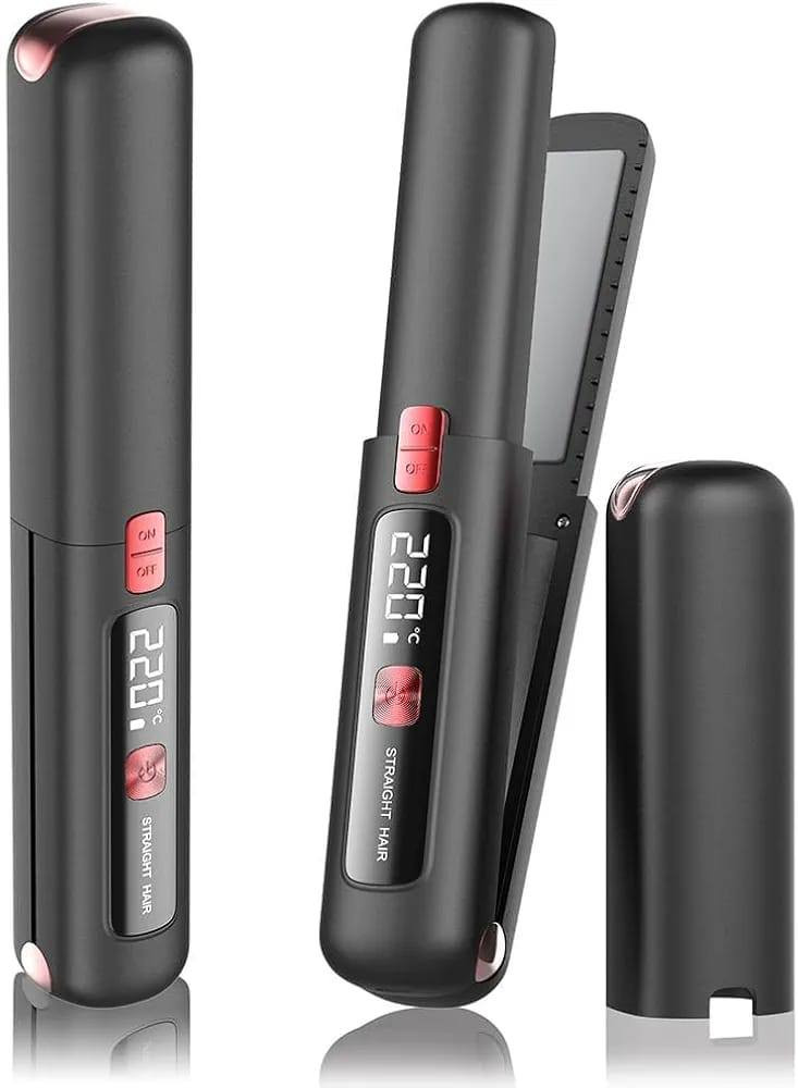 • كاوية شعر شحن تسريح وتمويج
• الطاقة: لاسلكية، تعمل ببطارية قابلة لإعادة الشحن بمنفذ USB.
• سعة البطارية: 4500 مللي أمبير.
• التسخين: ألواح سيراميك تسخن بسرعة (حوالي 10-30 ثانية).
• درجة الحرارة: تصل إلى 220 درجة مئوية 
• التصميم: مدمج وخفيف الوزن، يناسب حقيبة اليد.


**إذا كنت صاحب هذا الإعلان وتريد حذفه لأي سبب، رجاءا أرسل رسالة إلى الدعم الفني**