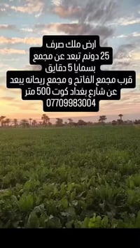 بسمايا • أرض • ٢٥م٢