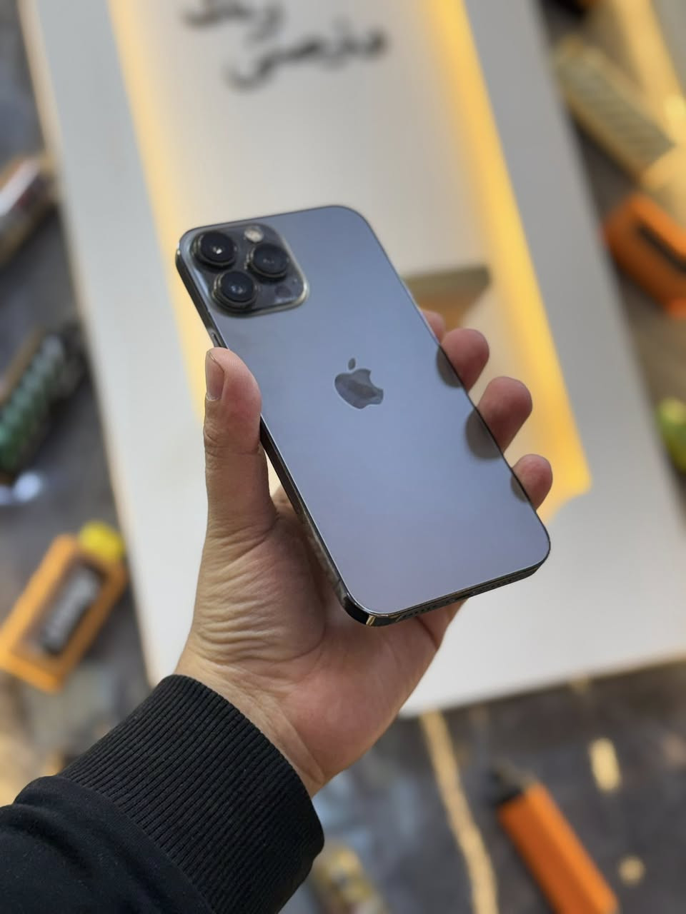 ايفون 13 برو ماكس لون اسود
الذاكرة :- 256 GB
البطارية :- 83🔋
الجهاز :- خط واحد 📲
الجهاز :- نموذج M غير داخل صيانة ضمان الفحص 
نظافة 💯💯 ‎ 
متوفر بـ يوسف فون Yousef phone
بعقوبة - التحرير -شارع الحسينية 

📲📲 ‭***********
