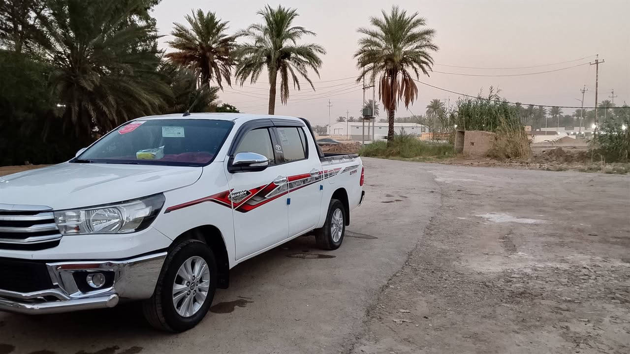 للبيع هايلوكس ناصي موديل 16 رقم قادسيه كير عادي مصبوغة احزام مكان بغداد ***********
