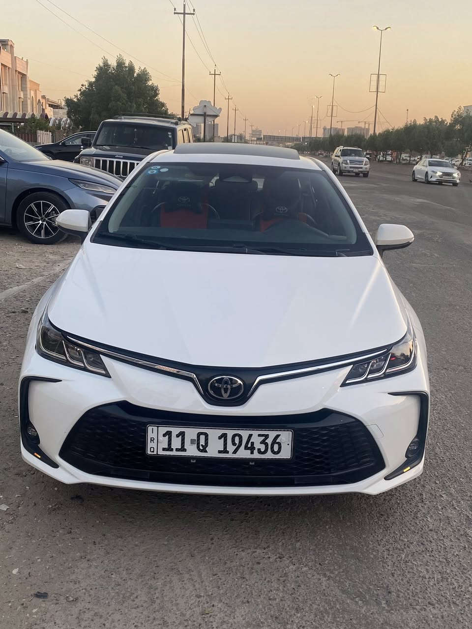 كورلا هايبرد 2024 الشكل الخليجي
مكفولة من اي ضربة سيارة نظيفة جداً
ماشية ٣٤ الف 
مدوشمها ارضية وكشنات 
عنواني حي العدل بغداد 
التواصل واتساب ***********
