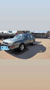 كورله موديل 1993سياره مكفوله من ضربه بيه صبغ جمليه فقط كير ومكينه مكفو...