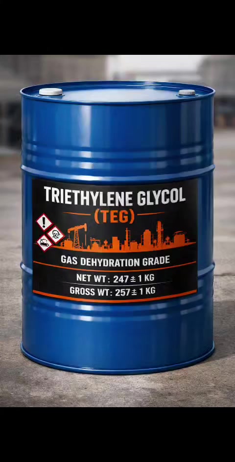 #متوفر الآن – Triethylene Glycol (TEG) 

تعلن شركة هايدرو فاب للتجارة العامة والمواد الكيميائية عن توفر مادة
Triethylene Glycol (TEG) عالية الجودة، والمستخدمة في عمليات تجفيف الغاز الطبيعي داخل المنشآت النفطية.

� أداء عالي في إزالة الرطوبة ومنع تكوّن الهيدرات
� مناسب لشركات النفط والغاز والمصافي
� جودة موثوقة وقابلية إعادة الاستخدام داخل الأنظمة الصناعية

� تفاصيل التعبئة:

- الوزن الصافي (Net Weight): 247 ± 1 كغم
- الوزن الإجمالي (Gross Weight): 257 ± 1 كغم

� إمكانية توفير عينة للفحص قبل التعاقد

 #الموقع: أربيل – طريق مخمور
� للتواصل:
***********
***********

Hydro Fab
شريككم في توريد المواد الكيميائية لقطاع النفط والغاز
