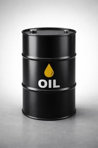 برميل 🛢 نفط للبيع ٢٢٠ لتر ب١٣٠ قفله اليريده يتصل عالرقم 07715062724