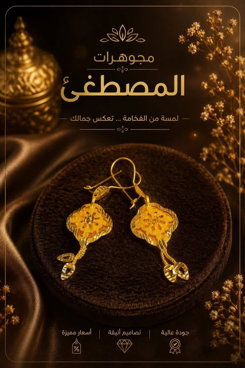 ✨ السلام عليكم ورحمة الله ✨

تراجي خليجي إماراتي عيار 21K
بتصاميم عصرية وأحدث الموديلات ✨
أناقة وفخامة بأسعار مناسبة للجميع

📍 مجوهرات المصطفى
بابل – جبلة – سوق المسقف

📞 للتواصل والاستفسار:
*********** – مقتدى
