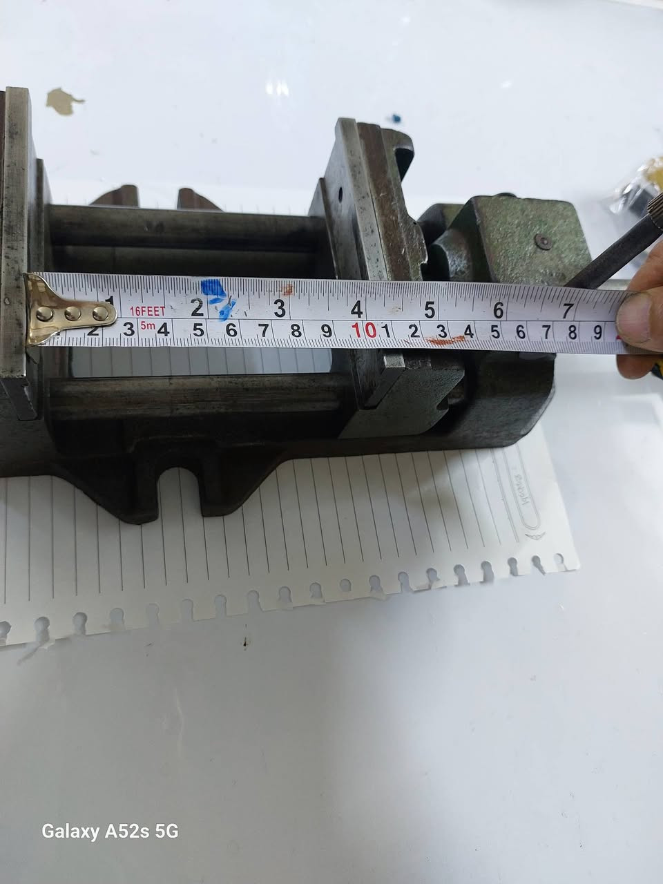 سلام عليكم اخوان منكنة حجم وسط انتاج الماني قديم نظامها سلايد وليس برغي ...حديد خالص وثقيلة الوزن رغم حجمها .نظافتها ١٠٠% تفتح صافي من الداخل ١٠سم ..طول الفج ١٠سم ...تصلح منكنة عادية او منكنة تفرز او لدريل الثابت..سعرها والتفاصيل ع الخاص والمكان بغداد...


**إذا كنت صاحب هذا الإعلان وتريد حذفه لأي سبب، رجاءا أرسل رسالة إلى الدعم الفني**