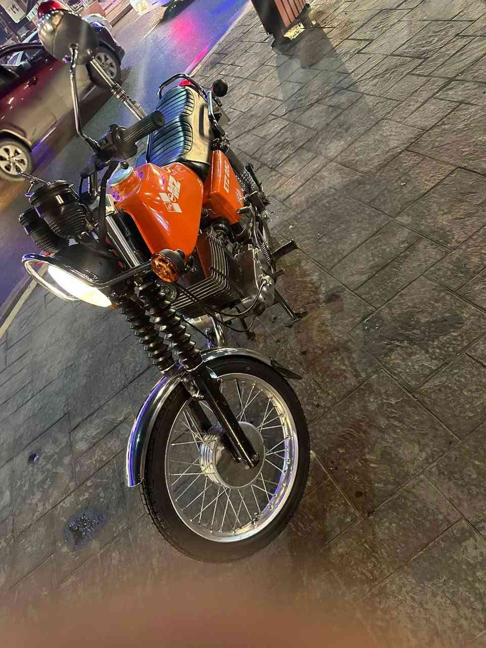 MZ بلادي من البرغي لل برغي الاماني دراجه جديده  ***********
