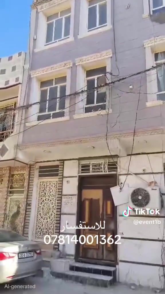 السلام عليكم ورحمة الله وبركاته

عمارة للبيع في كربلاء المقدسة
الموقع: مقابيل مستشفى الكفيل، داخل فرع قاعة فيروزة

المساحة: 100 متر مربع (10 × 10)
التفاصيل:
 • تتكون من 3 شقق
 • الوارد الشهري: 1,350,000
يبعد عن الامام 3 كيلو متر 
العقار بستنه سند 25

للاستفسار:
📞 ***********
