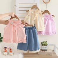 طقم بناتي • ماركة كورية • ١-٥ سنوات