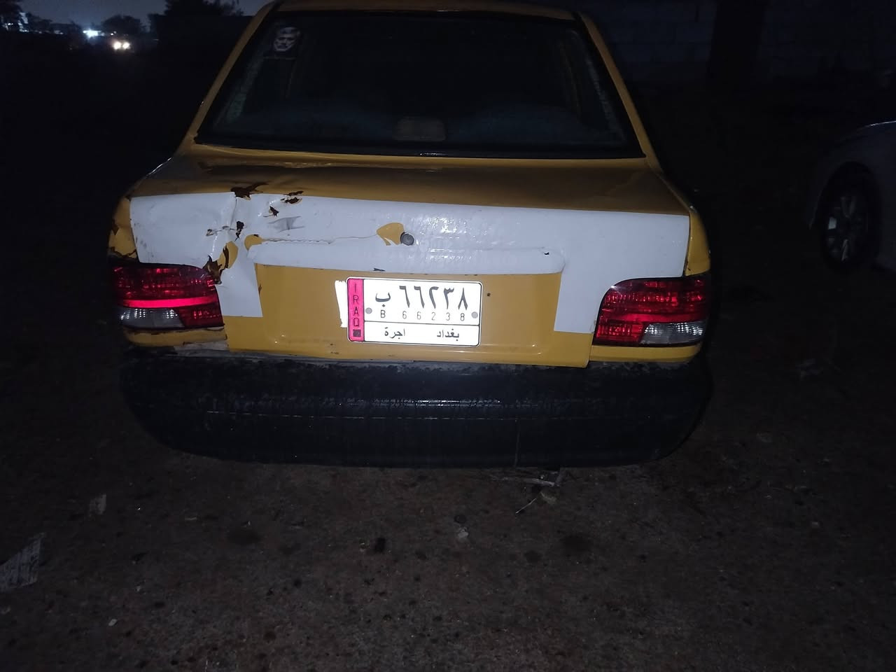 يالله السلام عليكم سايبا للبيع موديل ١٢ جاهزه مصفره تحويل مباشر السعر ١٨ قفل كير مكينه جدد تخم تاير جاهزه عده هاي طخت الدراجه الي بلصندوك وبلبرن خلفي بي صوت الاتصال على الرقم *********** أو *********** مكان بغداد التاجي ابو عضام مكلف بنشر
