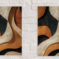 لوحات جبيرة • ٨٠×٦٠ • جلد إطار خشبي