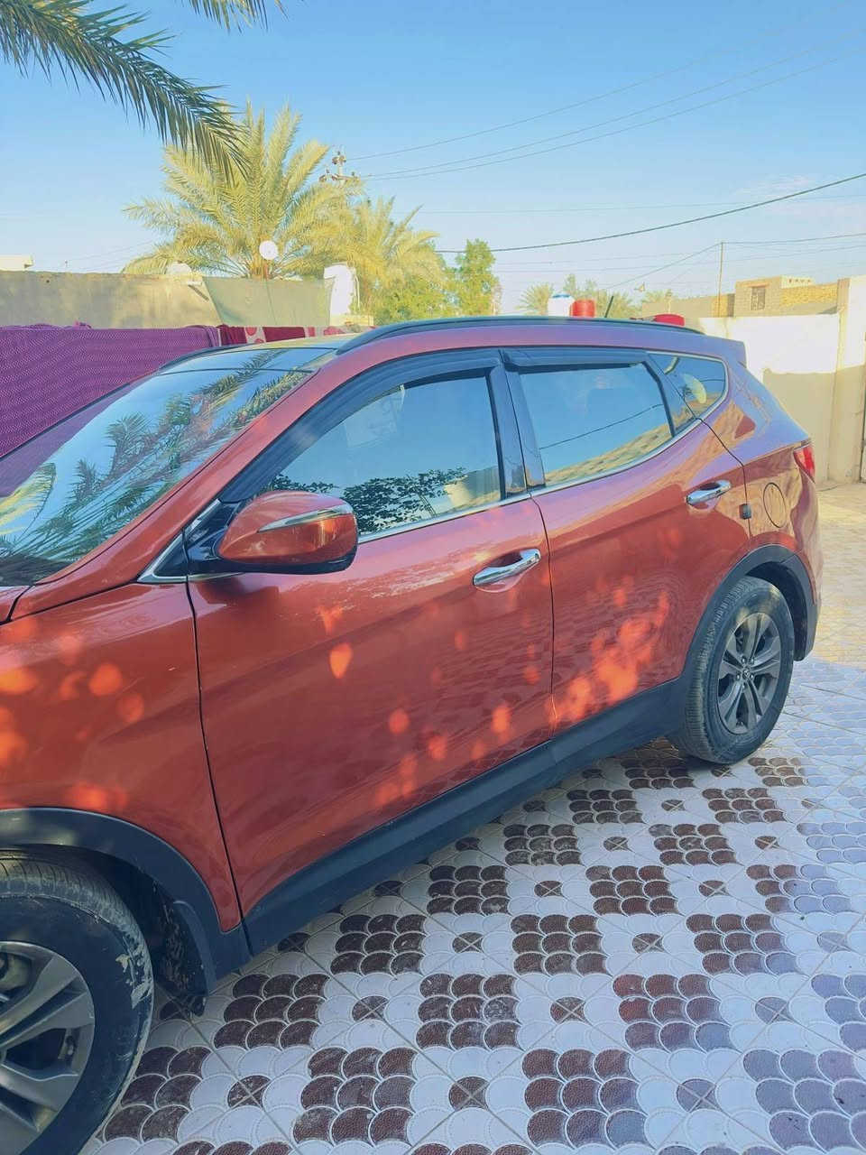 سلام عليكم
سنتافي 2014 . امريكي
فول موصفات بنوراما كراسي جلد حادثة جامغ وباب والباقي مصبوغ اثر شخوط دحجة والسونار موضح كلشي مكينة 4 سلندر مجفتة وجاهزة رقم بغداد تحويل مباشر مكاني بابل السعر 120 مجاله بسيط 
   ***********
